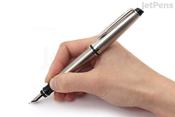 Waterman Expert Fountain Pen Stainless Steel Chrome Trim