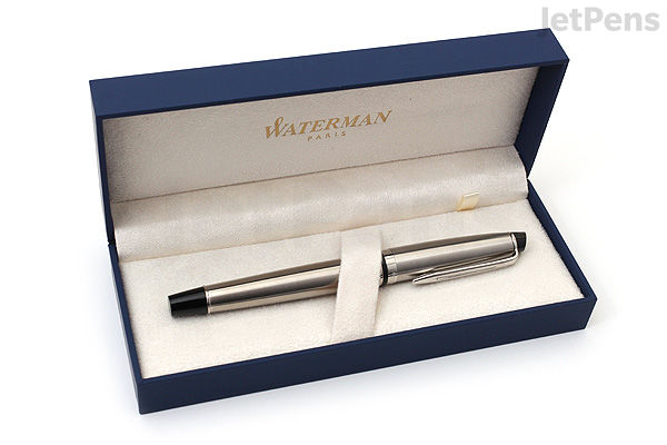 Buy Waterman Hemisphere Stainless Steel Gold Trim Fountain Pen Medium 1727166262