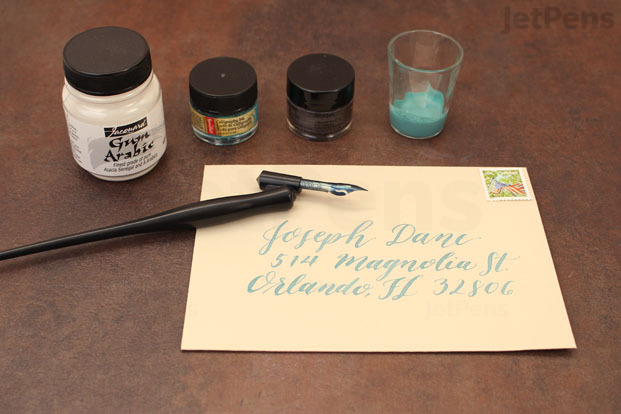 How To Mix Your Own Calligraphy Ink — Peggy & Kate