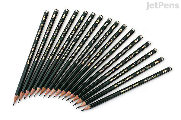 Faber-Castell 9000 Drawing Pencils (Each) 4b [Pack of 12 ]