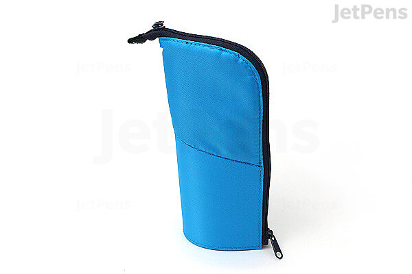 Jetoy Small Pencil Pouch - Blue on Black