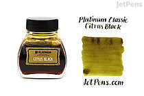 Platinum Classic Citrus Black Ink - 60 ml Bottle - PLATINUM INK K-2000 #47