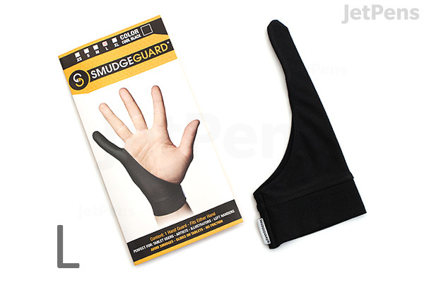 SmudgeGuard SG1 1-Finger Glove - Cool Black - Large | JetPens