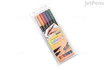 Marvy Le Plume II Double-Sided Watercolor Marker - 6 Color