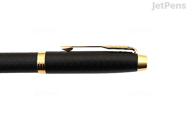 binnenkomst Annoteren voorbeeld Parker IM Premium Fountain Pen - Black with Gold Trim - Fine Nib | JetPens