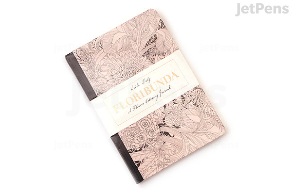 Jetpens Com Floribunda A Flower Coloring Journal Leila Duly