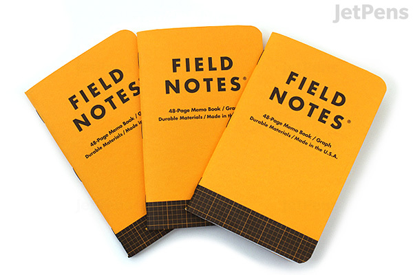 field notes utility memo books 3 5 quot x 5 5 quot 48 pages heavyweight graph paper