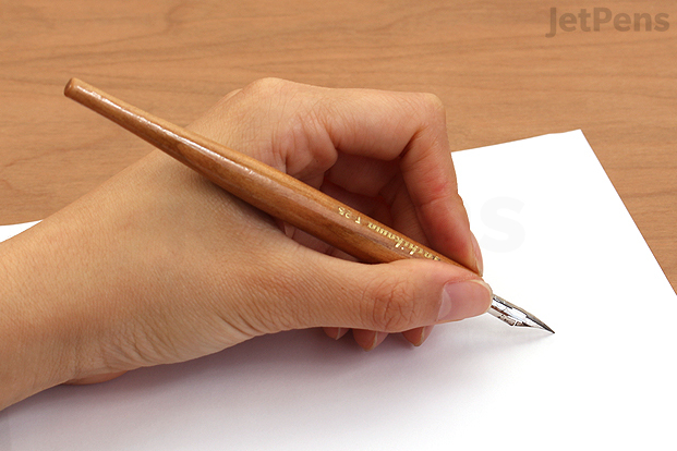 Angle your paper to the right for more comfortable writing.