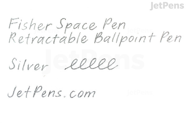 Fisher Space Pen Retractable Ballpoint Pen - Silver Ink | JetPens