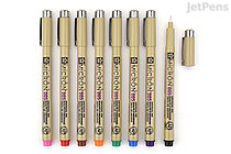 Sakura Pigma Micron Pen - Size 005 - 0.2 mm - 8 Color Bundle - JETPENS SAKURA XSDK005 BUNDLE