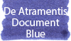 De Atramentis Document Blue Ink
