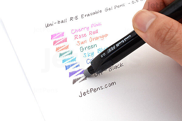 Uni Ball R E Erasable Gel Pen 0 5 Mm Off Black Jetpens Uni Ball R E Erasable Gel Pen 0 5 Mm Off Black Jetpens