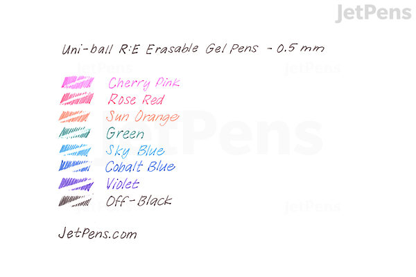 0.5mm Black Ink Composition Gel Pen 3colors / Composition Pens