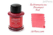 De Atramentis Document Red Ink - 45 ml Bottle - DE ATRAMENTIS 1088 De Atramentis Document Red Ink - 45 ml Bottle - DE ATRAMENTIS 1088