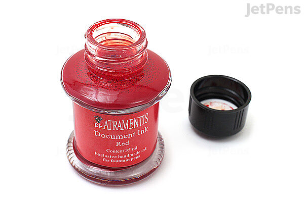 RED Stamp Pad Permanent Water Proof BEST Quality + FREE 1 Refill 28 ml RED  INK