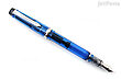Pilot Custom Heritage 92 Fountain Pen - Transparent Blue - 14k Gold Medium Nib