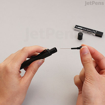 Remove the eraser refill completely.