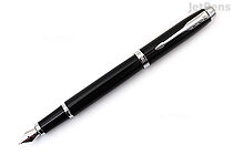 Parker IM Fountain Pen - Black with Chrome Trim - Medium Nib - PARKER 1931651
