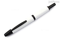 Pilot Vanishing Point Fountain Pen - White with Black Trim - 18k Fine Nib - PILOT VPKFPBLUFWHI