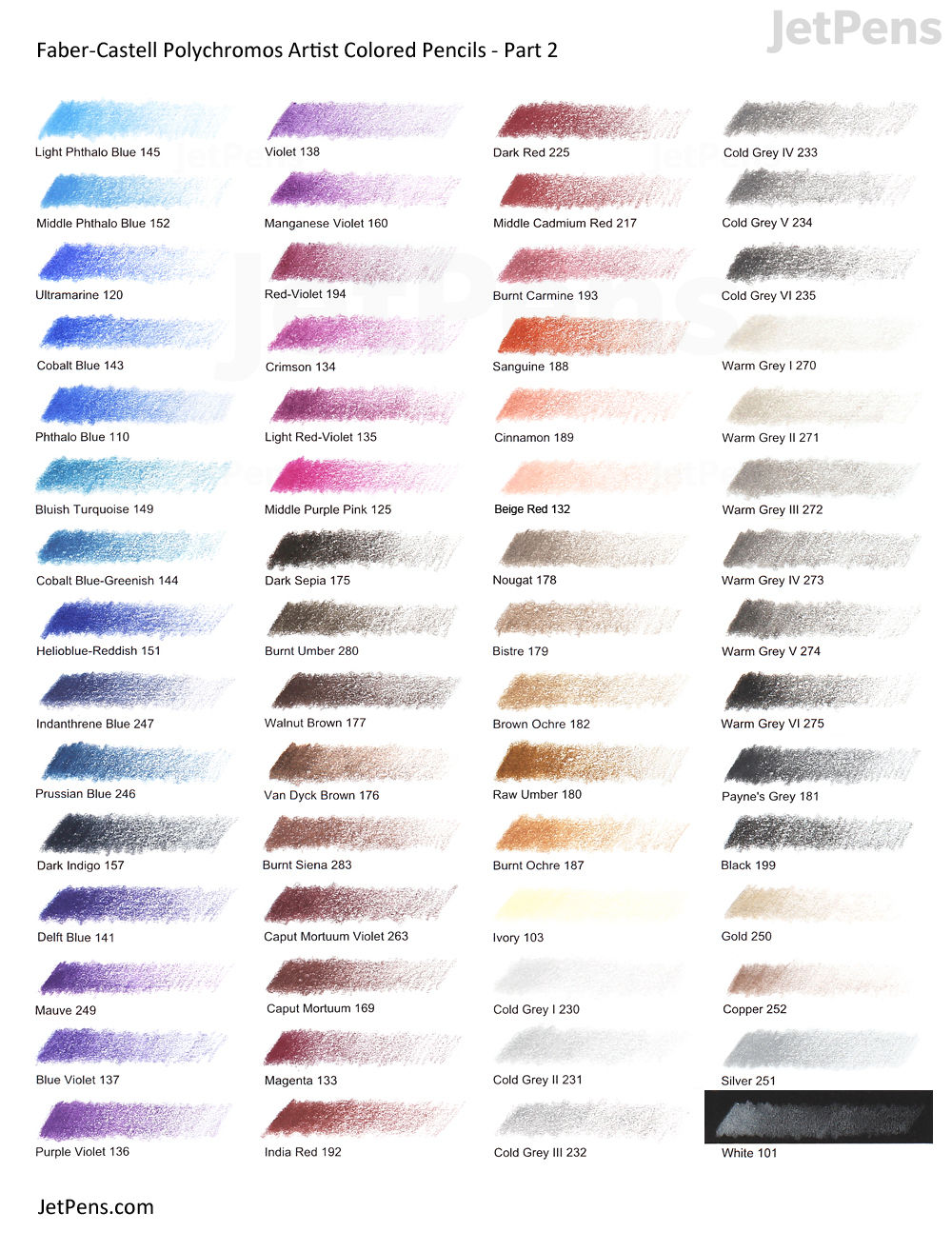 Faber-Castell Polychromos Artist Colored Pencil Coral 131 JetPens