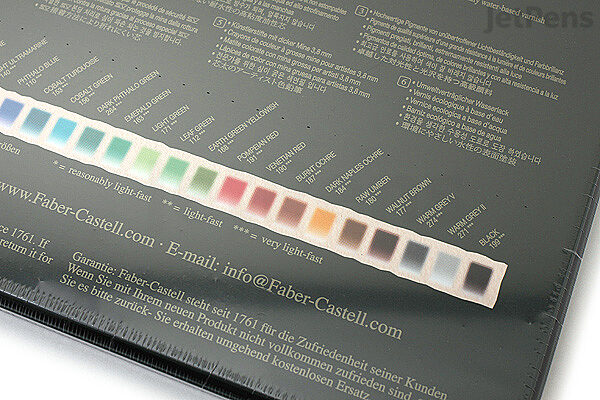 Polychromos colour pencil, tin of 36