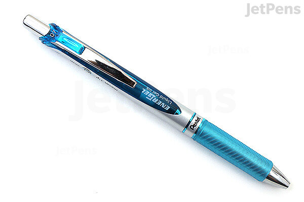 Pentel EnerGel RTX Gel Pen - Conical - 0.7 mm - Sky Blue