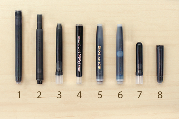 Fountain Pen Refill Types