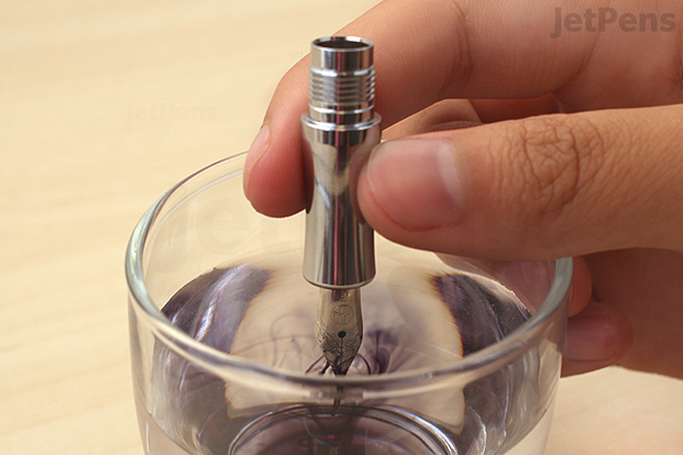 Clean your pen every month or two, or when changing inks.