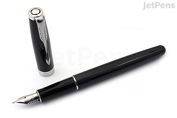 Scribe Pen | Black Lacquer - Chrome