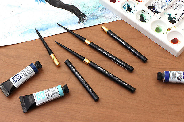 Professionele Precisie Aquarelpenselen | 4 Stuks - PRIMO NL Professionele Precisie Aquarelpenselen | 4 Stuks - PRIMO NL