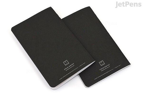 Field Notes Pitch Black Dot-Graph 2 Pack of 4.75x7.5 Notebooks
