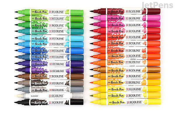 einde boeket Besmettelijk Royal Talens Ecoline Watercolor Brush Pen - 30 Color Bundle #1 | JetPens