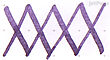 De Atramentis Document Violet - Brush Test