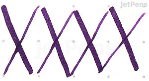 Diamine Imperial Purple Writing Sample