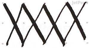 Noodler's X-Feather Black Ink Writing Sample 