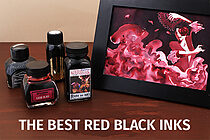 The Best Red Black Fountain Pen Inks