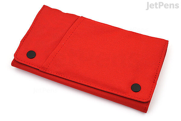 KOKUYO Pencil Case with Corner Belt - Red