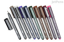 Copic Multiliner Pen - 0.5 mm - 10 Color Bundle - JETPENS COPIC ML05 BUNDLE
