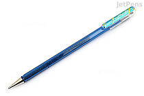 Pentel Hybrid Dual Metallic Gel Pen - 1.0 mm - Blue and Metallic Green - PENTEL K110-DCX