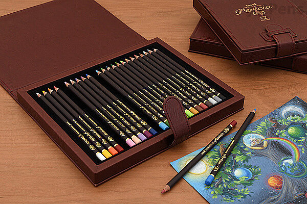 Pencil Review: Uni Pericia Colored Pencils 24-Color Set - The Well