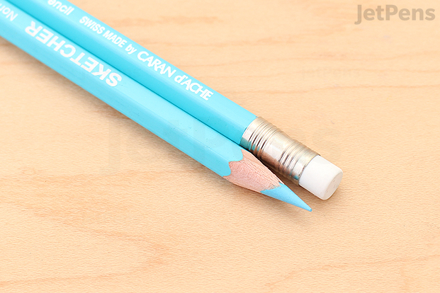 Caran d'Ache Sketcher Pencils are easy to edit out of pictures.