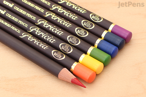Uni Pericia colored pencils are vivid and luxuriously smooth.