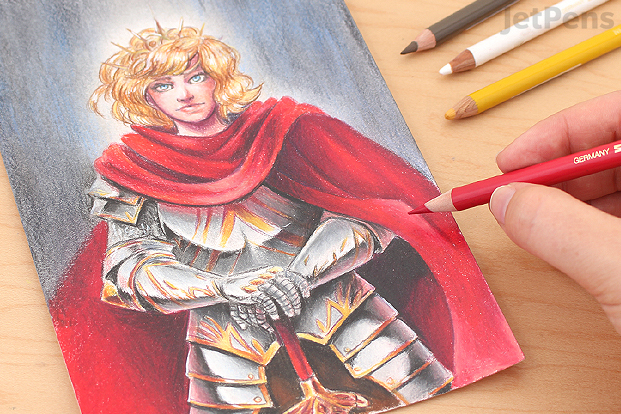 Faber-Castell Polychromos colored pencils are lightfast.