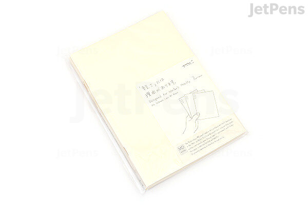 Midori MD A5 Notebook Light- Blank- 3 Pack