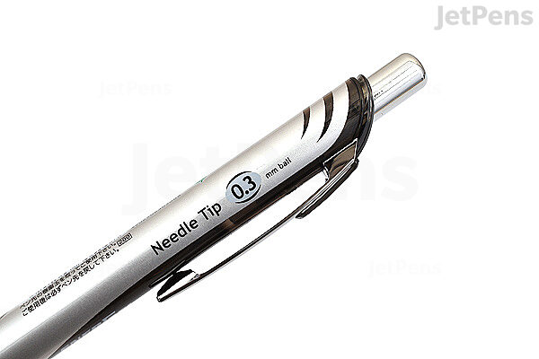 5 X 0.3mm Black Ink Pentel Energel RTX Retractable Gel Pen 0.3mm Black Ink  