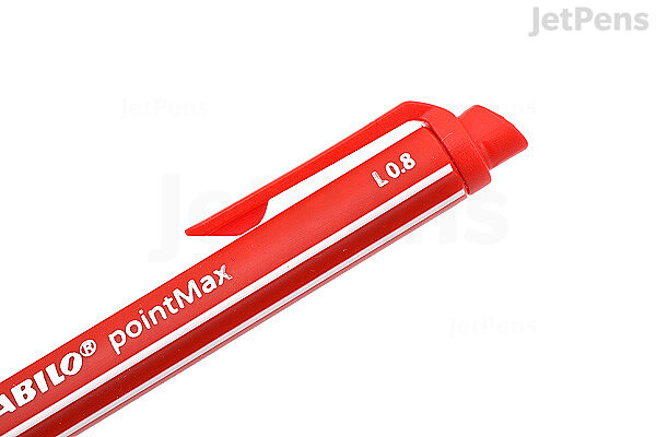 Nylon Tip Writing Pen - STABILO pointMax - Carmine : Office Products 