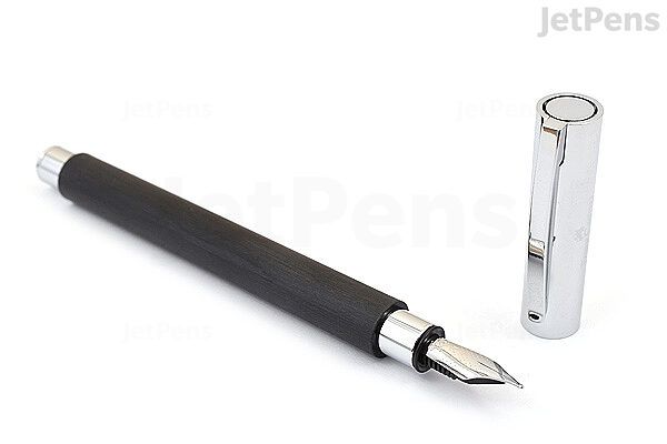 Faber-Castell Design Fountain Pen - Black - Fine Nib | JetPens