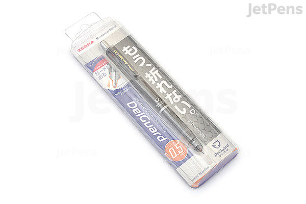 Zebra DelGuard Mechanical Pencil - 0.5 mm - Honeycomb Gray