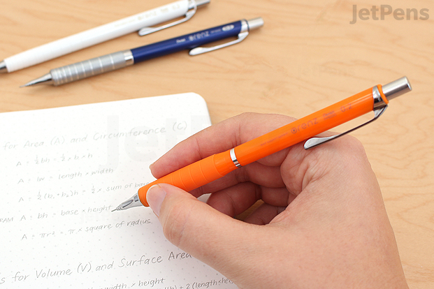 The Pentel Orenz is a good choice for detailed equations.