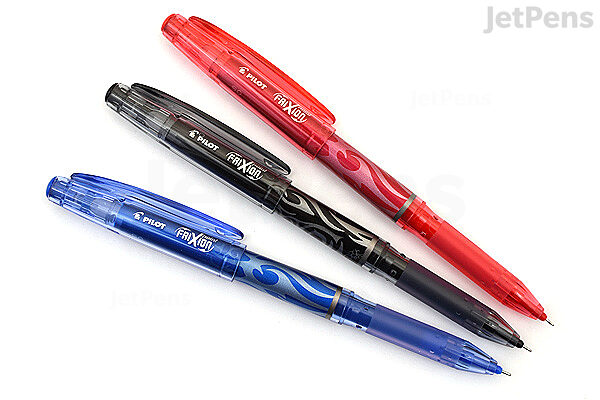 Luipaard Ingang erger maken Pilot FriXion Point US Gel Pen - 0.5 mm - 3 Color Set (Black/Blue/Red) |  JetPens